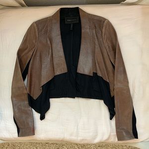 Bcbgmaxazria leather jacket